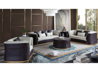 Sofas komplekts 3-vietīgs dizaina gulta mīkstā dīvānā modernais luksuss jauns