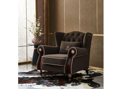 Edlers dizaina "Chesterfield" polsteris kinote Vorony klubs sintētiskais luksussēžamam.