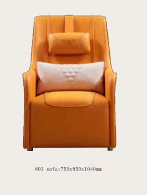 Krēsls Relax āda Lounge Klubs Polster dizains Dīvāns Lux Sofa Sēdeklis Mēbeles Jauns
