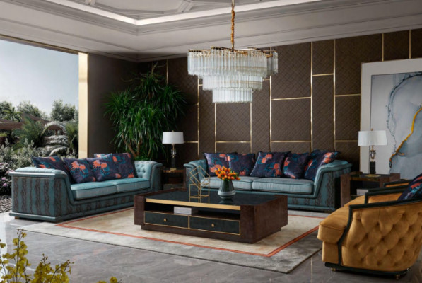 Sofa izvelkamais komplekts 3 vietas Iekšējais dizaina dīvāns Piespiedu dīvāns Dīvāna ādas dīvāns Dīvāni