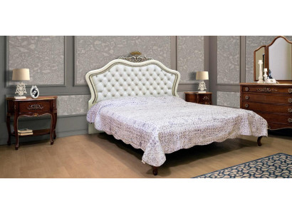 Divu personu gulta Guļamistabas mēbeles no masīvkoka Vaccari cav giovanni Bed New