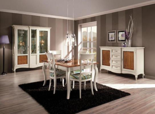 Kumode Sideboard plaukts skapis plaukti masīvkoks mēbeles no Itālijas skapji