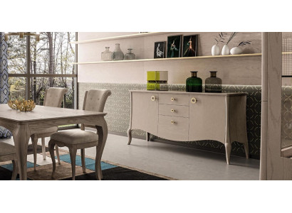Komoda Sideboard Plaukts Skapis Plaukti Masīvā koka mēbeles no Itālijas Skapji