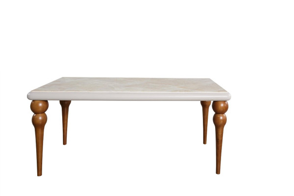 Marmora izskata ēdamistabas galdi Mēbeles Virtuves ēdamstaba galdi 180x94 cm