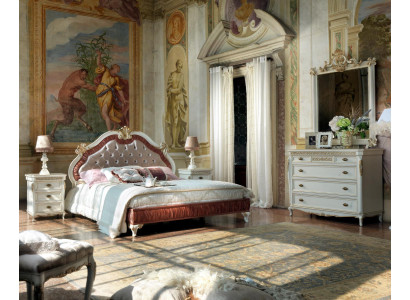 Gulta ar jumtu Chesterfield divguļamām gultām 180x200cm koka viesnīcas gultai guļamistabā.