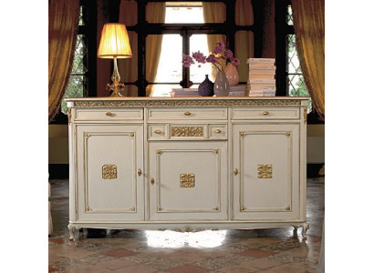 Sideboard balts galds komoda ar kāpnēm koka ar zelta detaļām komoda jauna