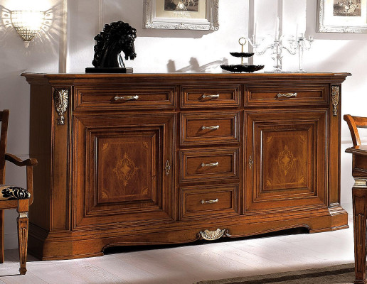 Komoda Klasiskā komoda Sideboard Mēbeles Koks Skapji Kredence arredoclassic