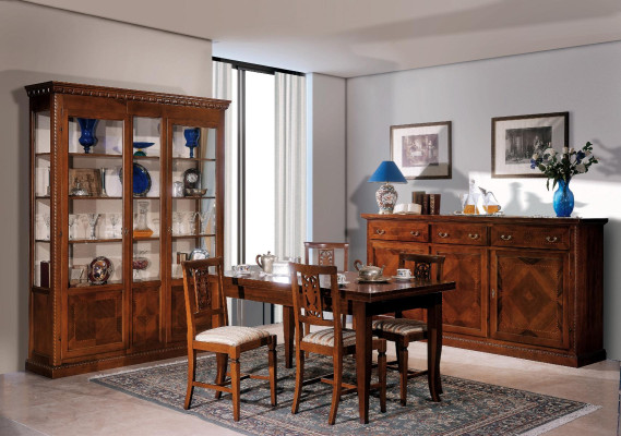 Buffetskapis Anrīts Jauns Sideboard Anrīts Kaste Vitrīna Dzīvojamā Istaba Koks