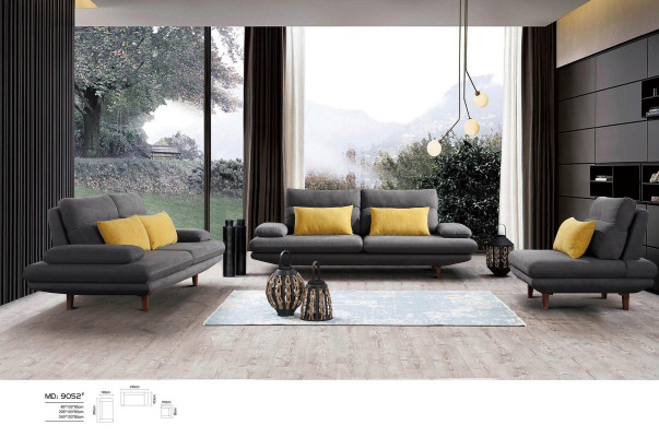 Dīvāns Dīvānu sofai dizaina komplekts 3+2+1 audums Ar stofas auduma dīvānu sofas textile.