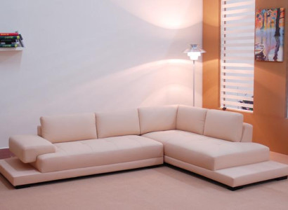 Stūrakmens ādas dīvāns dīvāns polster stūra sēdeklis dzīvojamā zona komplekts