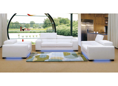 XXL Lielā 3-vietīgā (bez 2+1) dīvāna sofa Polster Couchen Sofas ādas sēdētājs