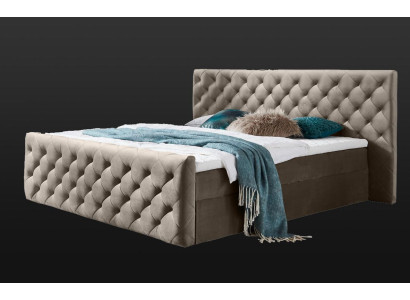 Chesterfield audekla gultas divguļamā gulta 160x200 dizaina gultas viesnīcas iekārtas.