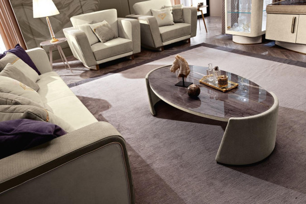Sofagarnitūra 3+1+1 Sēdētāju komplekts Dizaina sofai Polster Couchen Relax Modernā sofa jauna