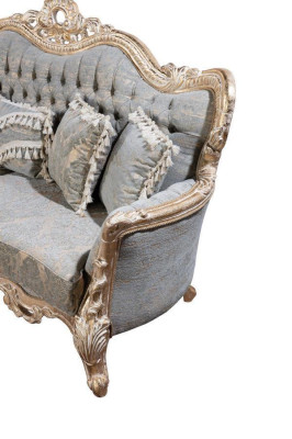 Chesterfield 3 -vietīgs dizainera dīvāns luksusa mēbelu dīvāni auduma auduma.