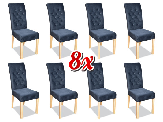 Daudzkrāsu Chesterfield x8 krēsli, dizainera luksusa krēsli, polsterēti krēsli, atzveltnes krēsli