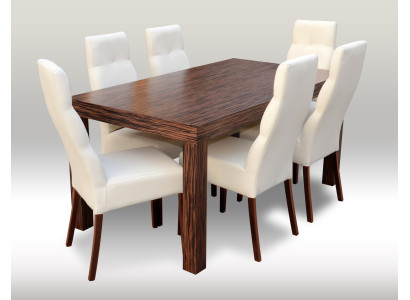 Dizainera ēdamgaldi galds ar 6 krēsliem ēdamistabas grupas krēsli galds