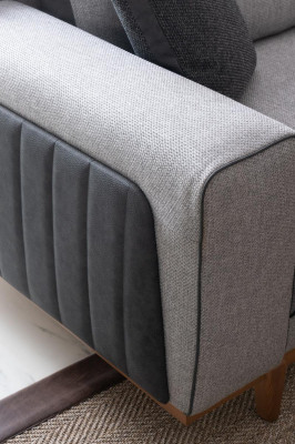 Duosofa no auduma dīvāns polsterī ērta auduma dīvāns divvietīgs auduma dīvāns