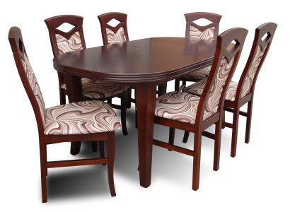 Dizainera ēdamgaldi grupa + 6 krēsli krēsla galdi koka galds birojs