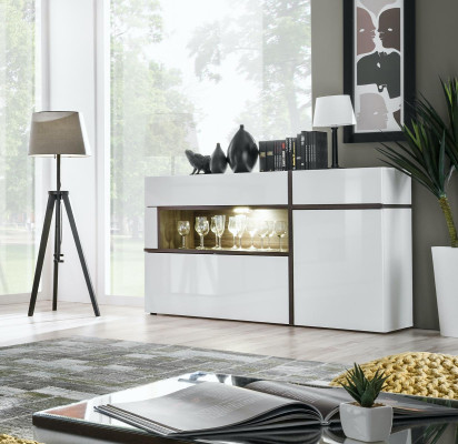 Komplekts modernais dzīvojamais istabas mēbeļu dizains Luxus Holzkommode balts mēbelēm