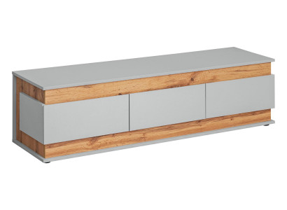 Luksusa baltais TV statīvs dzīvojamajā istabā Moderns dizains Jauns koka mēbeļu zemais skapītis