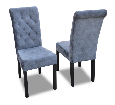 4x Chesterfield krēsla komplekts sēdeklis polsteris komplekts ēdamistabas krēsli ar roktposteniem āda