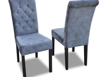 4x Chesterfield krēsla komplekts sēdeklis polsteris komplekts ēdamistabas krēsli ar roktposteniem āda