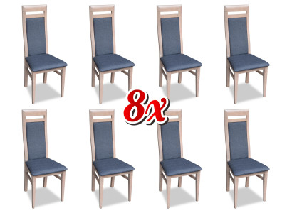 Ekskursijas krēslu komplektēšanas komplekts Rokasgrupa Krēsli Kompleksa grupa Dzīvojamā istaba 8 gabali Jauns