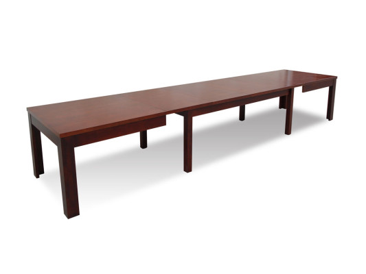 Galds Galda koksnes galds XXL konferenču galda 100x200cm izvelkams 200x440cm