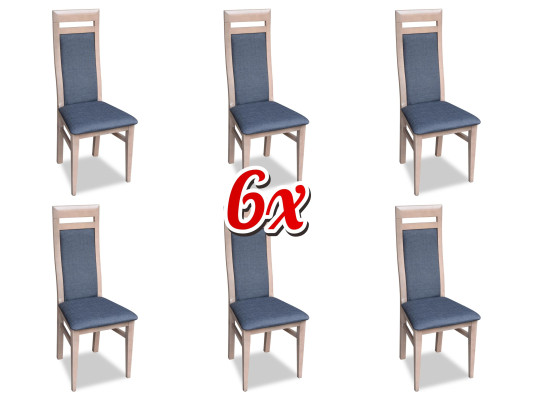 ēšanas komplekts ēdamistabas grupa mēbelēm 6x krēslu komplekts krēsli jauni