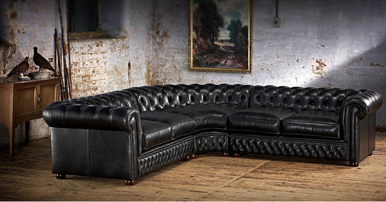 Chesterfield stūra dīvāns dīvāna polsterējums stūra komplekts ādas dīvāns 100% āda