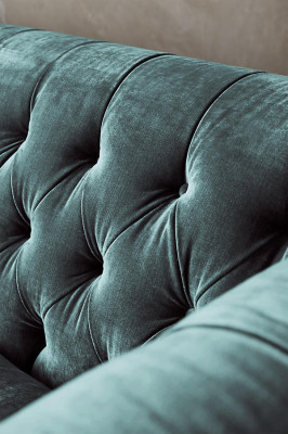Stūra dīvāns Chesterfield ādas dīvāns dīvāna tekstila auduma polsterējums stūris jauns