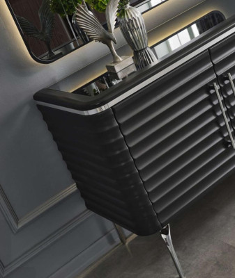Pilnībā mēbeles virtuves dizainers sideboard luksusa ēdamgalds 4 krēsli