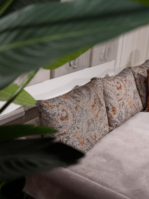 Pilnīgs dīvānu komplekts 431 auduma dīvāns krēsls dīvāni grupa Pelēks galds