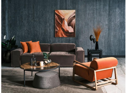Sofas komplektē auduma gultas dīvāns trīsvietīgs krēsls pelēks dīvāns komplektā