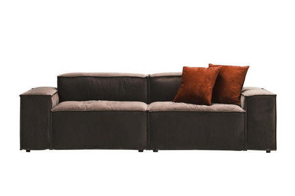 Sofas komplektē auduma gultas dīvāns trīsvietīgs krēsls pelēks dīvāns komplektā