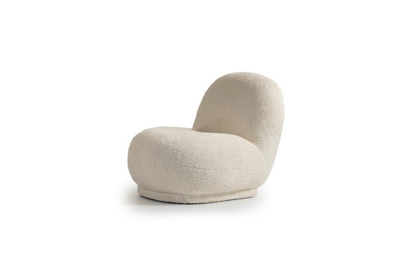 Krēsla kokteiļkrēsla Moderns Balts Polster audums viena vieta Pusaudzis