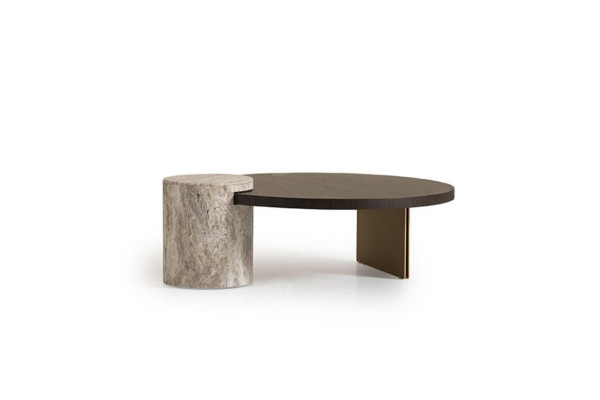 Gultas galds Paliktnis kafijas galds Koks Brūns galds dizaina tabula.