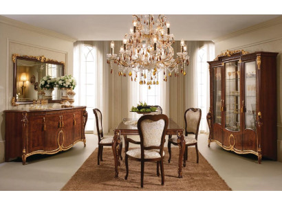 arredoclassic™ Luxury Class Furniture Dining Room Showcase Table Chest of Drawers 8 pieces.