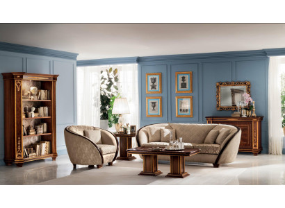 Luksusa klase 3+2+1 Itāļu mēbeļu komplekts Jauns arredoclassic sofa