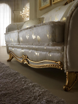 Sofas komplekts 3+3 sēdvietas auduma dīvāns mēbeles komplekts dīvāns arredoclassic