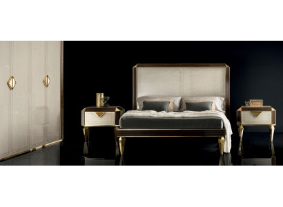 Gulta 2x nakts galds 3 gab. Guļamistaba gultas luksuss 180x200 istaba arredoclassic