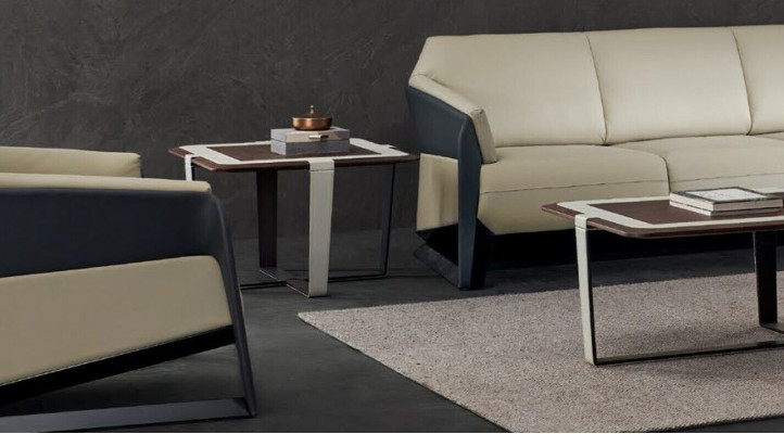 Sofas komplekts 311 divvietīgie dizaina mēbeļu komplekts ar dekoriem, auduma Dīvāns, ādas atpūtas.