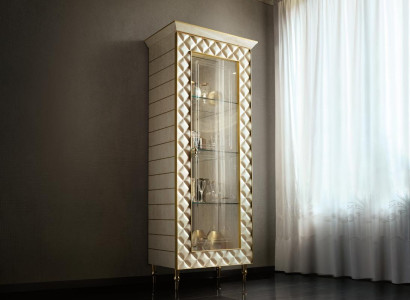 VITRINE Skapis Stikla skapis Dizainera mēbeles Rokokoo Baroks Dekors Mūsdienīgais stils