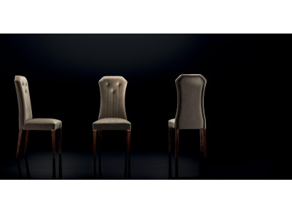 Krēsla krēsls 1x ēdamistabas televīzijas izklaides tekstila sēdekļa polsterstools arredoclassic