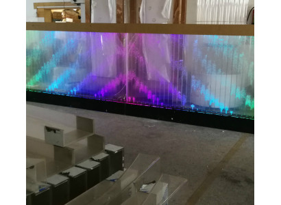 Sienas paneļa LED ūdens siena ūdens sienas ūdens burbuļi moderns dekoratīvs sienas.
