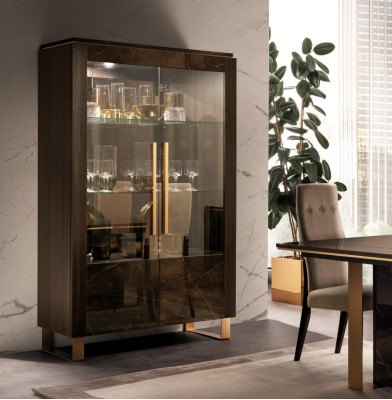 Luksusa vitrīna Vitrine Skapis Skapji Itāliešu stila mēbeles arredoclassic