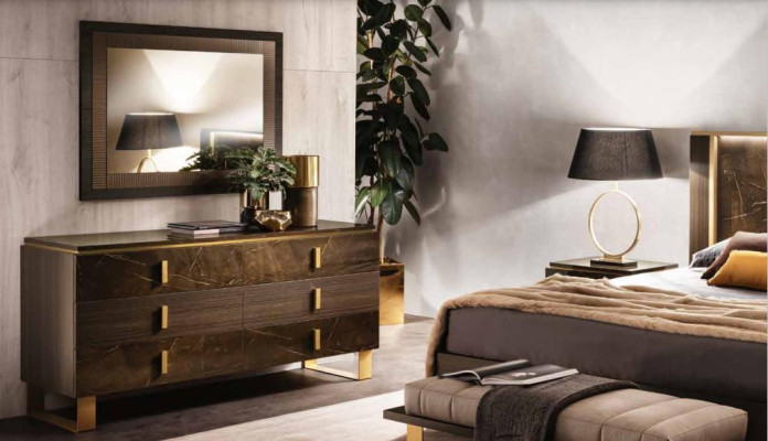 Konsolstieņa kumode ar spoguli luksusa mēbeļu komplekts Konsole 2 gab. Izgatavots