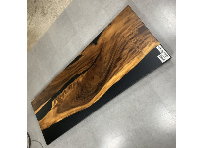 Epoksīda sveķi ēdamgalds īsts koks masīvie mēbeļu udenskrituma epoksīda galds 260x91cm