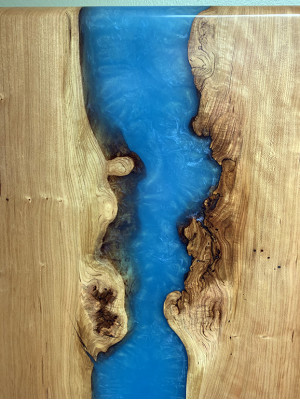 Ēdamgalds River Table masīva galdi 220x100 upju galds jūra ūdenskritums epoksīda sveķi