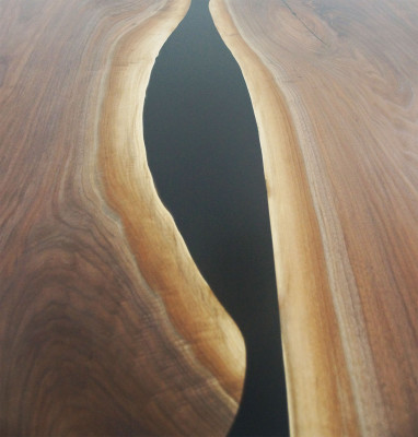 Epoksīda sveķu ēdamgalds River Table Īsta koka masīvas galda 240x100 Upju galds Jaunums
